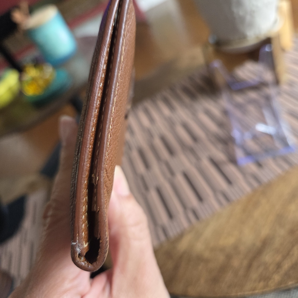 Genuine Hermes Brown Leather Wallet - Picture 8 of 10